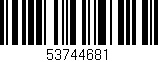 Código de barras (EAN, GTIN, SKU, ISBN): '53744681'