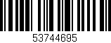 Código de barras (EAN, GTIN, SKU, ISBN): '53744695'