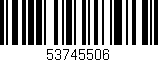 Código de barras (EAN, GTIN, SKU, ISBN): '53745506'