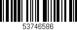 Código de barras (EAN, GTIN, SKU, ISBN): '53746586'