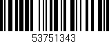 Código de barras (EAN, GTIN, SKU, ISBN): '53751343'