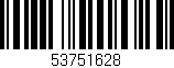 Código de barras (EAN, GTIN, SKU, ISBN): '53751628'