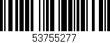 Código de barras (EAN, GTIN, SKU, ISBN): '53755277'