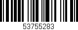 Código de barras (EAN, GTIN, SKU, ISBN): '53755283'