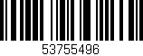 Código de barras (EAN, GTIN, SKU, ISBN): '53755496'