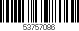 Código de barras (EAN, GTIN, SKU, ISBN): '53757086'