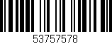 Código de barras (EAN, GTIN, SKU, ISBN): '53757578'