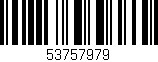 Código de barras (EAN, GTIN, SKU, ISBN): '53757979'
