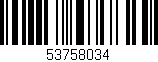 Código de barras (EAN, GTIN, SKU, ISBN): '53758034'