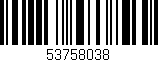 Código de barras (EAN, GTIN, SKU, ISBN): '53758038'