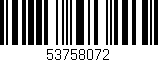 Código de barras (EAN, GTIN, SKU, ISBN): '53758072'