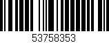 Código de barras (EAN, GTIN, SKU, ISBN): '53758353'