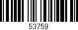 Código de barras (EAN, GTIN, SKU, ISBN): '53759'