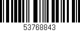 Código de barras (EAN, GTIN, SKU, ISBN): '53768843'