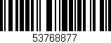 Código de barras (EAN, GTIN, SKU, ISBN): '53768877'