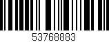 Código de barras (EAN, GTIN, SKU, ISBN): '53768883'