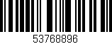 Código de barras (EAN, GTIN, SKU, ISBN): '53768896'