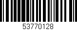 Código de barras (EAN, GTIN, SKU, ISBN): '53770128'