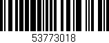 Código de barras (EAN, GTIN, SKU, ISBN): '53773018'