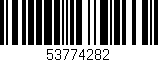 Código de barras (EAN, GTIN, SKU, ISBN): '53774282'