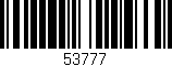 Código de barras (EAN, GTIN, SKU, ISBN): '53777'