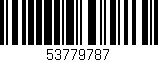 Código de barras (EAN, GTIN, SKU, ISBN): '53779787'