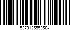 Código de barras (EAN, GTIN, SKU, ISBN): '5378125550584'