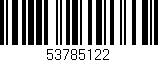 Código de barras (EAN, GTIN, SKU, ISBN): '53785122'