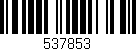 Código de barras (EAN, GTIN, SKU, ISBN): '537853'
