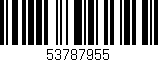 Código de barras (EAN, GTIN, SKU, ISBN): '53787955'