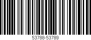 Código de barras (EAN, GTIN, SKU, ISBN): '53788-53789'