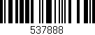Código de barras (EAN, GTIN, SKU, ISBN): '537888'