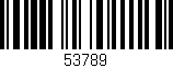 Código de barras (EAN, GTIN, SKU, ISBN): '53789'