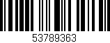 Código de barras (EAN, GTIN, SKU, ISBN): '53789363'