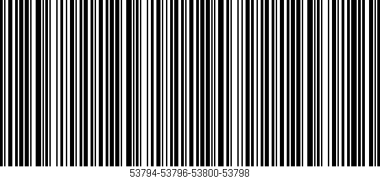 Código de barras (EAN, GTIN, SKU, ISBN): '53794-53796-53800-53798'