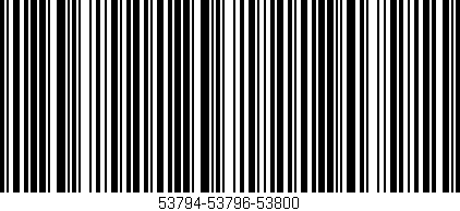 Código de barras (EAN, GTIN, SKU, ISBN): '53794-53796-53800'