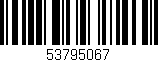 Código de barras (EAN, GTIN, SKU, ISBN): '53795067'