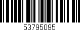 Código de barras (EAN, GTIN, SKU, ISBN): '53795095'