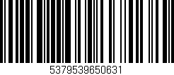 Código de barras (EAN, GTIN, SKU, ISBN): '5379539650631'