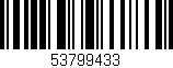 Código de barras (EAN, GTIN, SKU, ISBN): '53799433'
