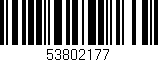 Código de barras (EAN, GTIN, SKU, ISBN): '53802177'