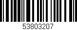Código de barras (EAN, GTIN, SKU, ISBN): '53803207'