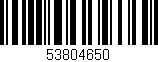 Código de barras (EAN, GTIN, SKU, ISBN): '53804650'