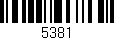 Código de barras (EAN, GTIN, SKU, ISBN): '5381'