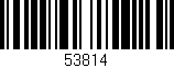 Código de barras (EAN, GTIN, SKU, ISBN): '53814'