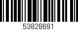 Código de barras (EAN, GTIN, SKU, ISBN): '53828691'