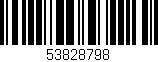 Código de barras (EAN, GTIN, SKU, ISBN): '53828798'