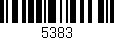 Código de barras (EAN, GTIN, SKU, ISBN): '5383'