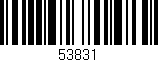 Código de barras (EAN, GTIN, SKU, ISBN): '53831'