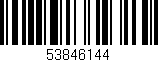 Código de barras (EAN, GTIN, SKU, ISBN): '53846144'